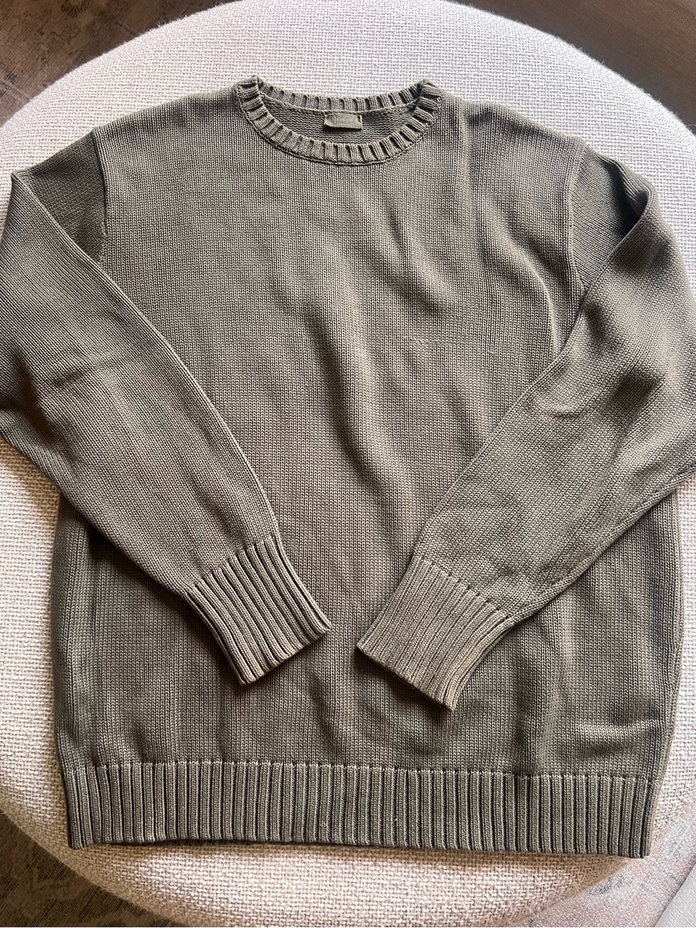 Brandy Melville Olive Green Crewneck Sweater / One Size